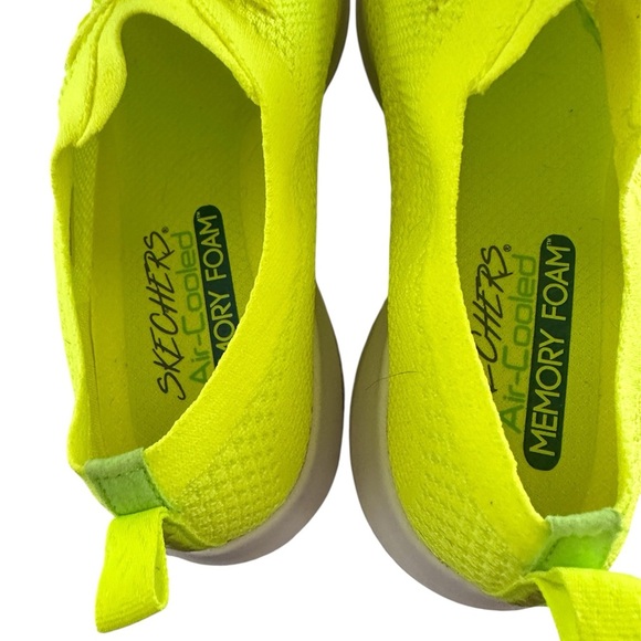 Skechers Size 10 Ultra Flex Sneakers Bright Yellow GENTLY Used - Picture 6 of 6